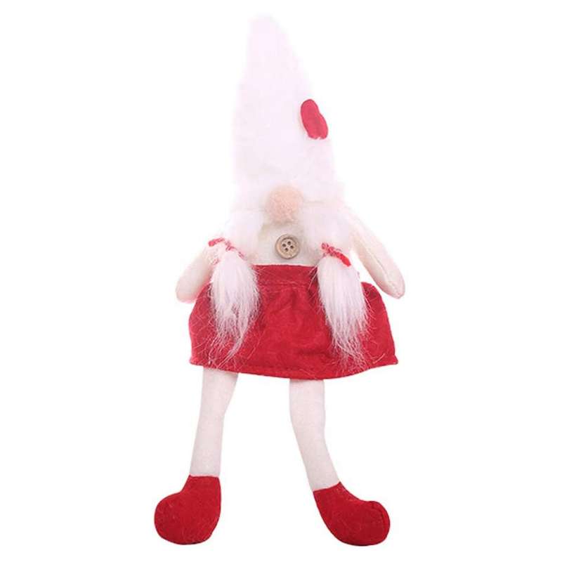 Christmas Faceless Doll Ornament Cute Cartoon Long Legs Old Men Dolls Xmas Decoration