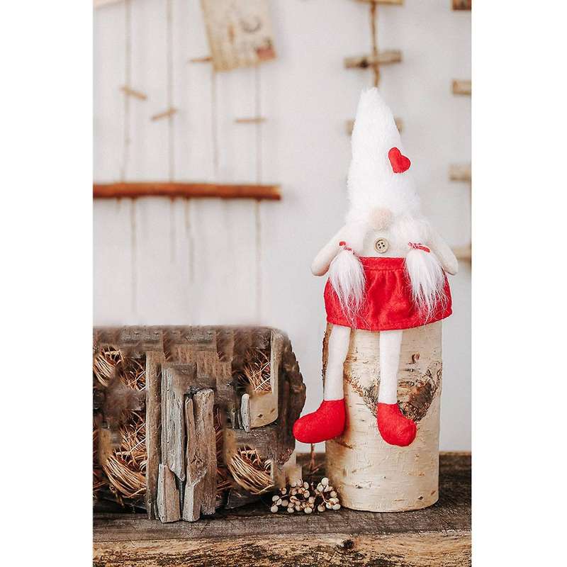 Christmas Faceless Doll Ornament Cute Cartoon Long Legs Old Men Dolls Xmas Decoration