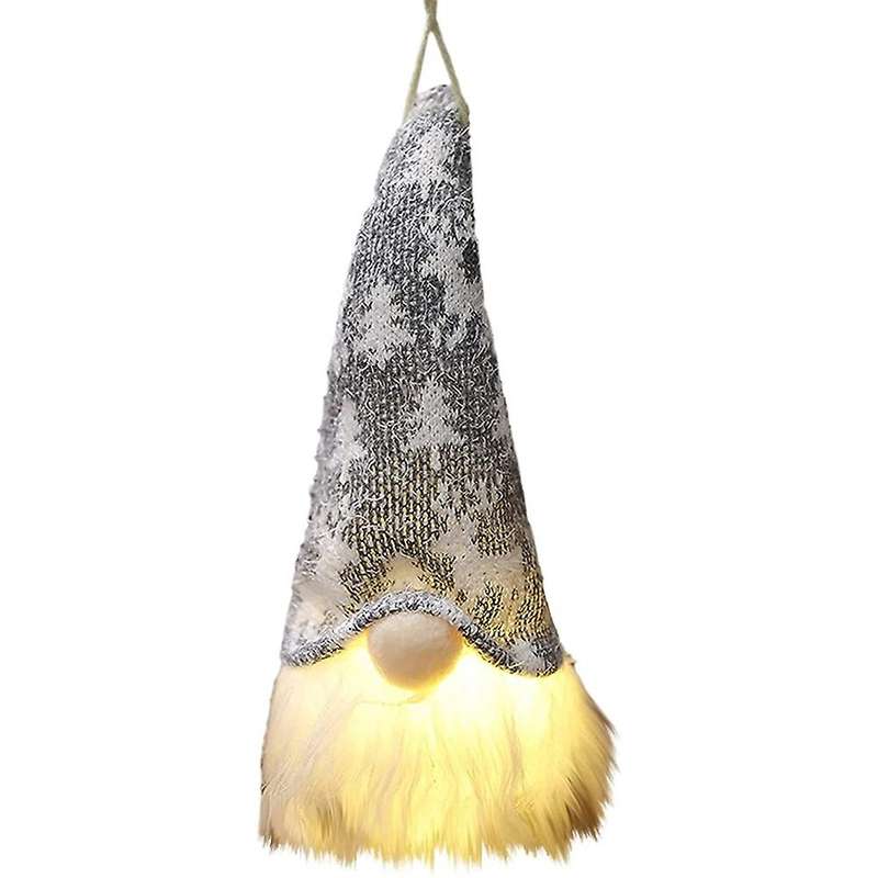 Christmas Gnomes Plush Decor, Glowing Santa Rudolph for Home Christmas Tree Decorations Christmas Or
