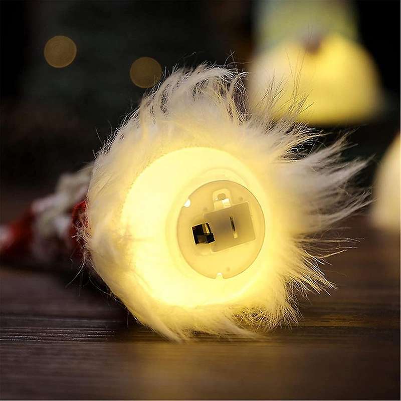 Christmas Gnomes Plush Decor, Glowing Santa Rudolph for Home Christmas Tree Decorations Christmas Or