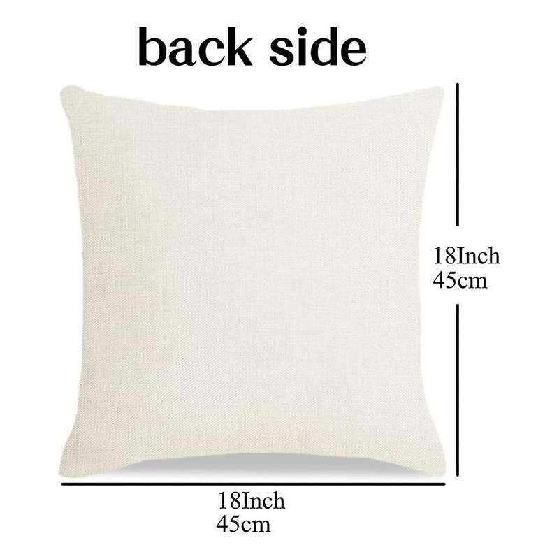 Christmas Happiness Square Pillowcase Home Decor Linen Pillow Cases Cushion CoveRS for Sofa New Pat