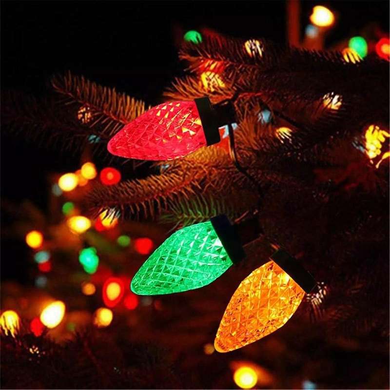 Christmas Lights 30 Led Christmas String Lights Solar Energy for Indoor Outdoor , Eaves, House Xmas