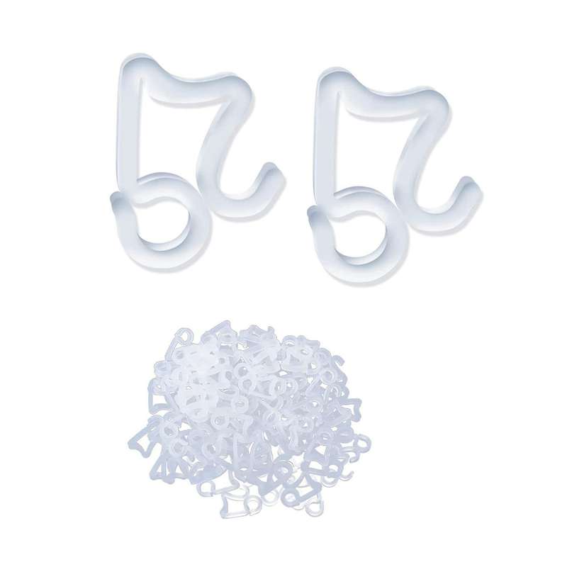 Christmas Light Clips , 100 Pack Holiday Light Clips, for Outside String Lights Hanging Roof Icicle