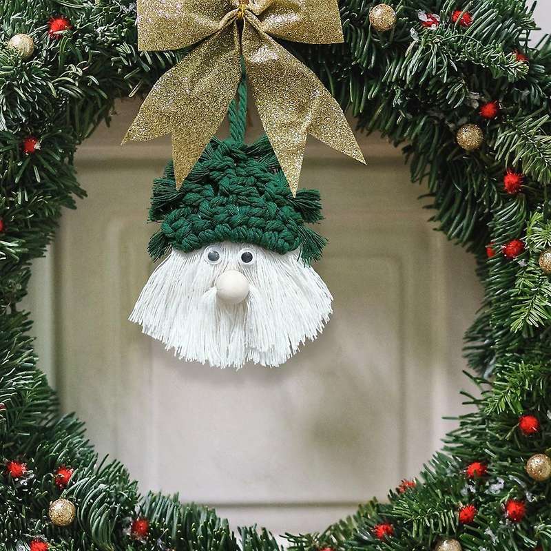 Christmas Ornament Set,2Pcs Hanging Ornaments Decorations Santa Ornaments