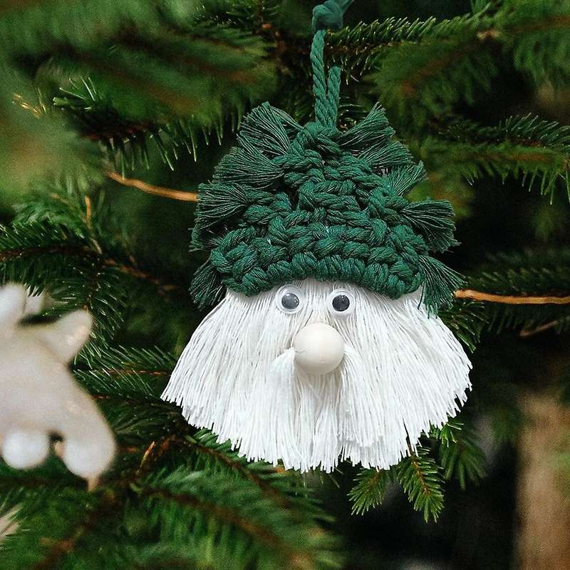 Christmas Ornament Set,2Pcs Hanging Ornaments Decorations Santa Ornaments