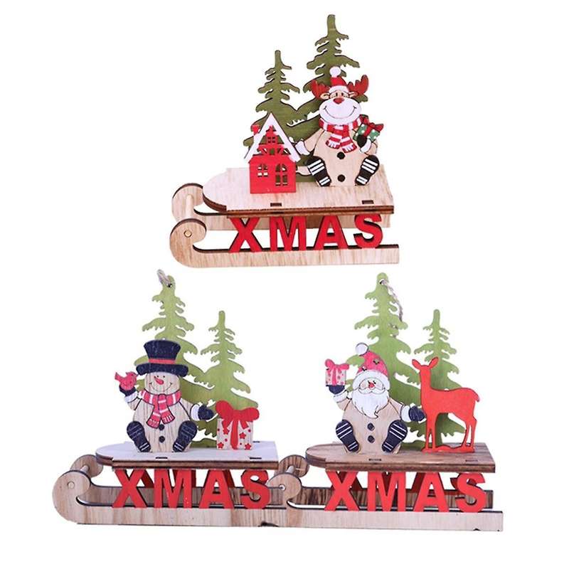 Christmas Ornaments Christmas-Decoration Sleigh Ornament Office Desk Decoration Indoor Decoration -S