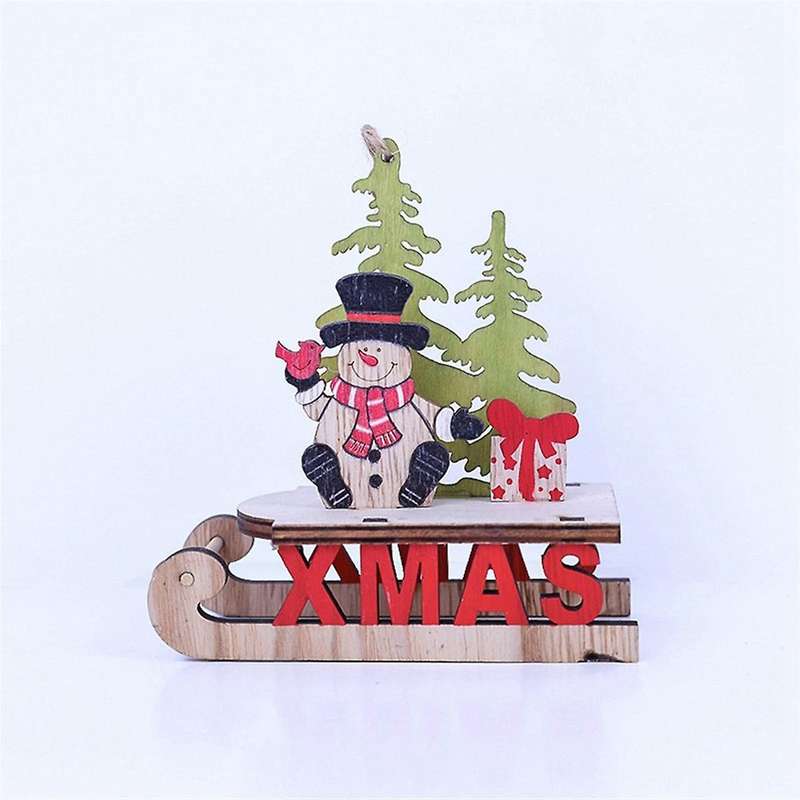 Christmas Ornaments Christmas-Decoration Sleigh Ornament Office Desk Decoration Indoor Decoration -S