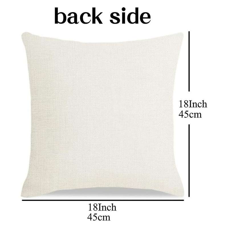 Christmas Pillowcase Santa Square Home Decor Linen Pillow Cases Cushion Covers for Christmas Sofa S