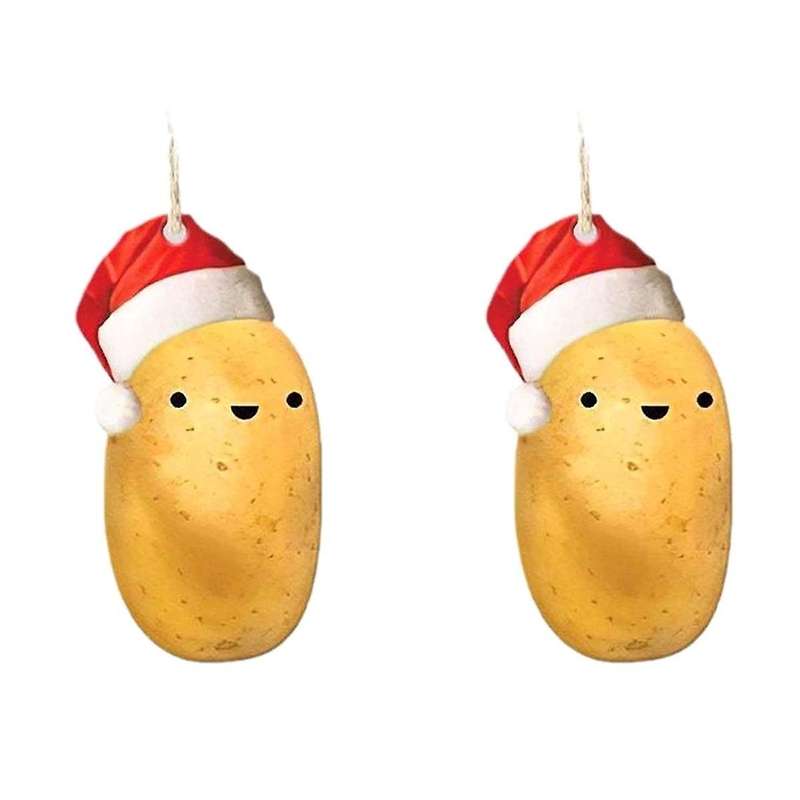 Christmas Potato Ornament,Christmas Tree Ornament Decor, Potato Hanging Ornament Christmas Tree Deco