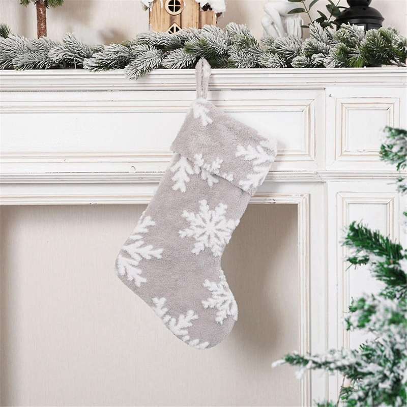 Christmas Socks Pendant Gift Storage Bag Pouch Candy Storage Bag Festival Adornment Candy Christmas