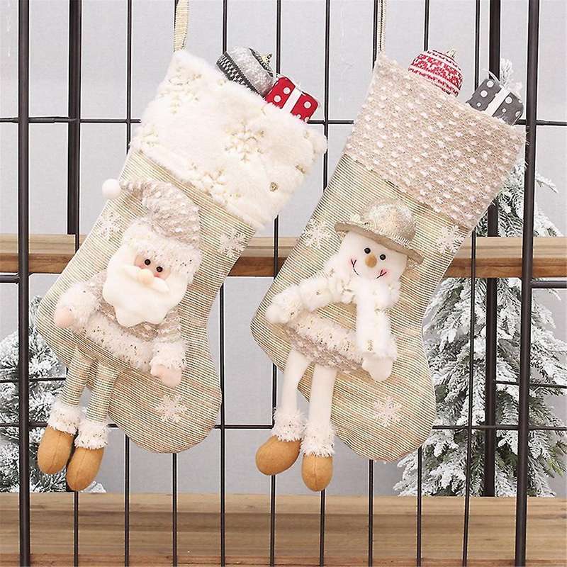 Christmas Stocking Gift Bag Holiday Stockings Sock Xmas Tree Sock Christmas Tree Decor