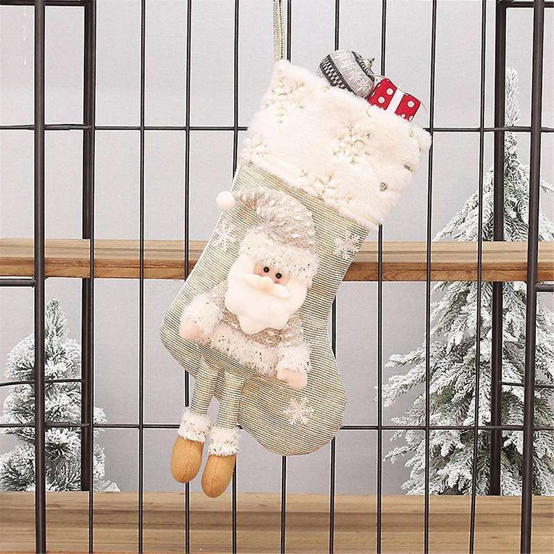 Christmas Stocking Gift Bag Holiday Stockings Sock Xmas Tree Sock Christmas Tree Decor