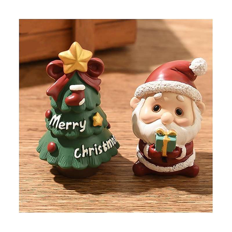 Christmas Trinkets Landscape Cute Cartoon Christmas Gift Tree Decoration Decoration Blind Box Gift
