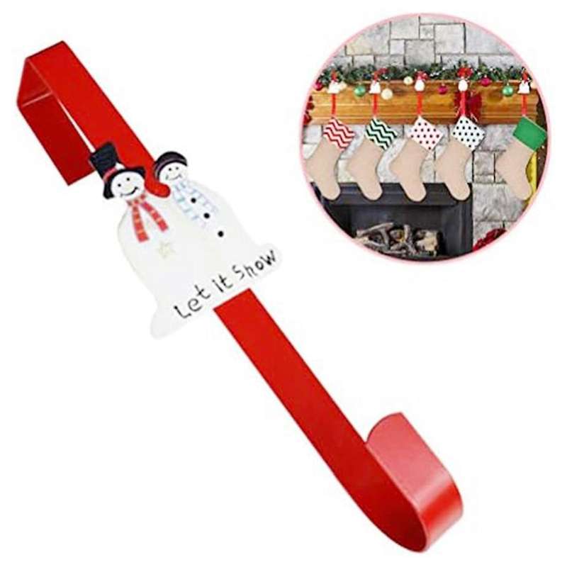 Christmas Wreath Hanger for Front Door, Metal Wreath Hook Hangers Christmas Wreath Hanging Hook Door