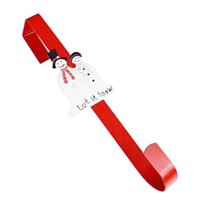 Christmas Wreath Hanger for Front Door, Metal Wreath Hook Hangers Christmas Wreath Hanging Hook Door