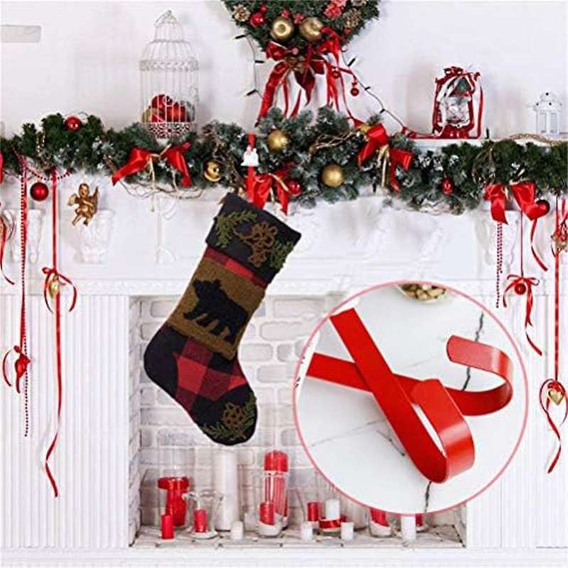 Christmas Wreath Hanger for Front Door, Metal Wreath Hook Hangers Christmas Wreath Hanging Hook Door