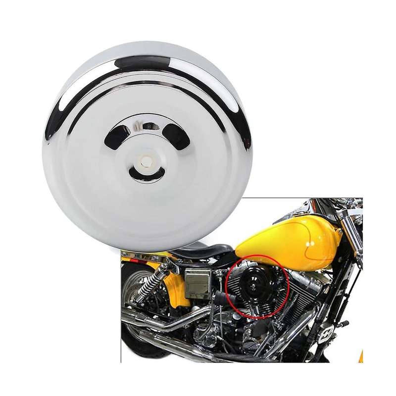 Chrome 7inch Round Ripple Air Cleaner Cover for Touring Softail Fl Fx Fxst Flst Xl Fxd Flt 1971-199