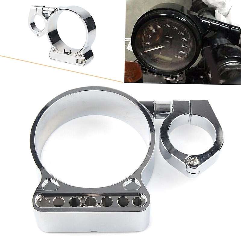 Chrome 39mm Side Relocator Bracket for XL883 1200