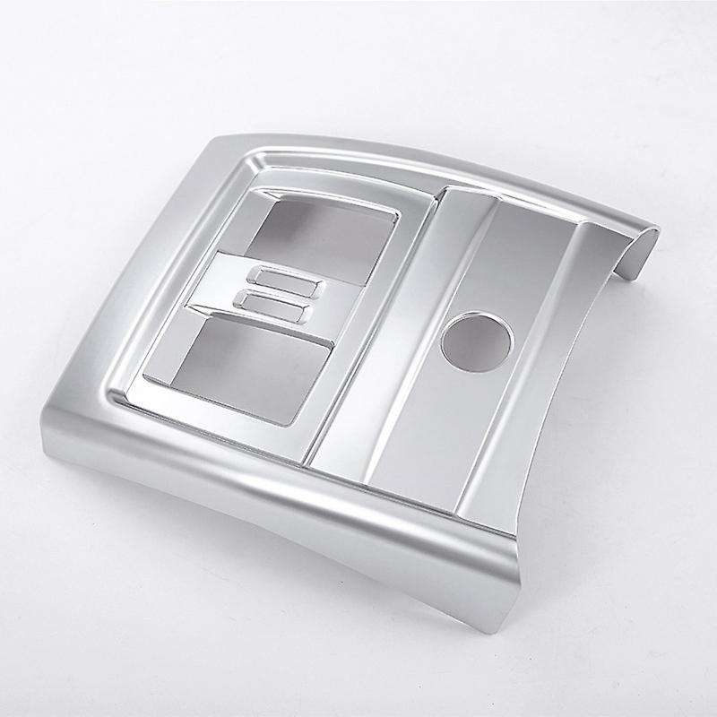 Chrome ABS Rear Armrest Box Air Conditioning Socket Frame Cover Trim for - 3 Series F30 GT F34 320 2