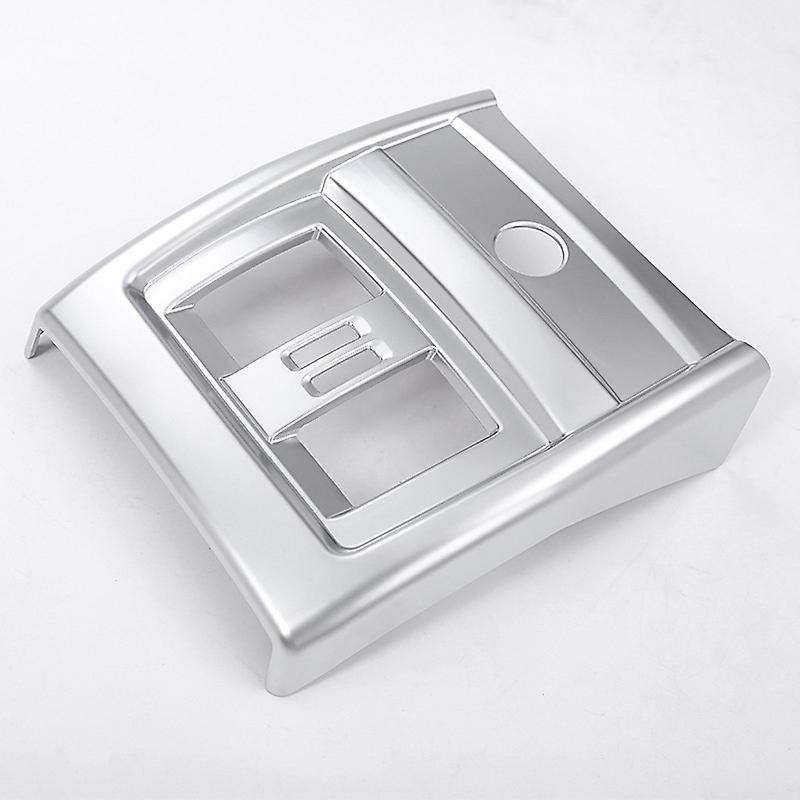 Chrome ABS Rear Armrest Box Air Conditioning Socket Frame Cover Trim for - 3 Series F30 GT F34 320 2