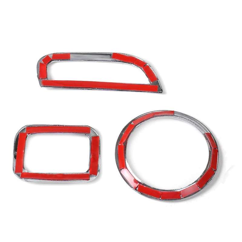 Chrome Air Conditioning Vent Cover Central Control Dashboard Switch Cover Trim for Journey Freemont