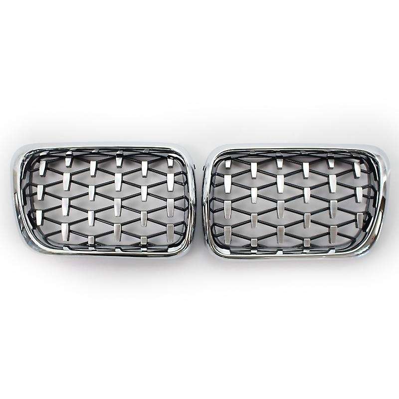 Chrome Car Front Bumper Diamond Grille Kidney Grill for - E36 3 Series M3 1997-1999 51138195151 5113