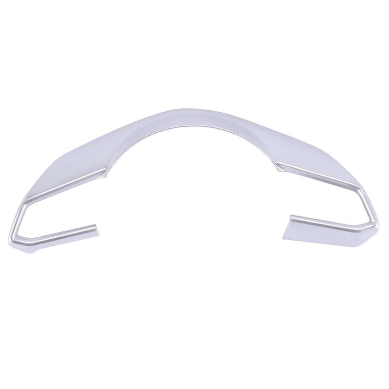 Chrome ABS Steering Wheel Decoration Cover Trim Frame Sticker for CX5 -5 2017-2020 Car Inner Accesso