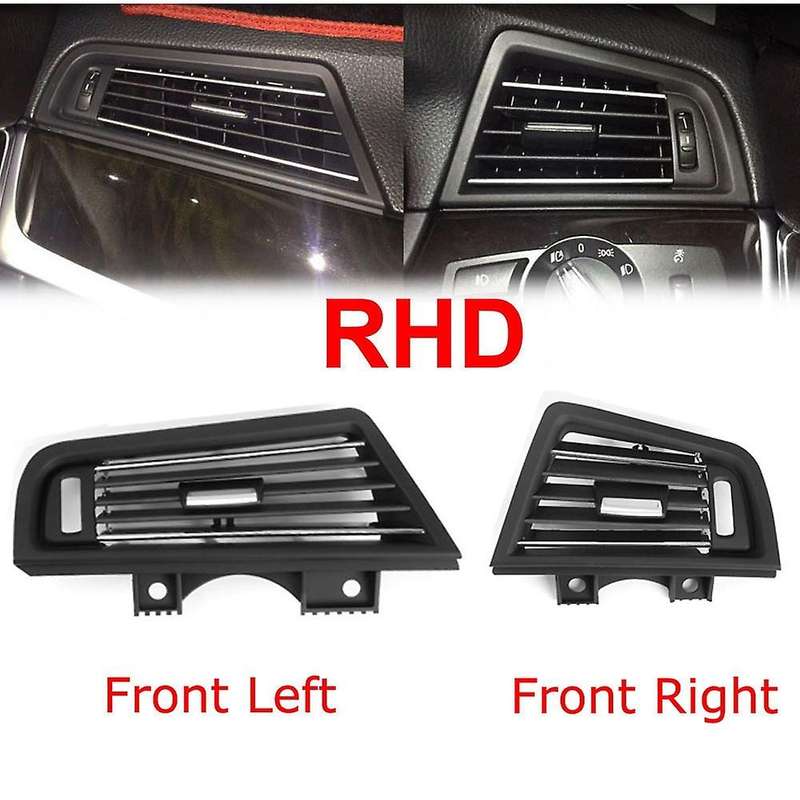 Chrome Car Dashboard Left+Right Side Air Outlet Vent 64229166887 64229166888 for 5 Series F10 F11 F1