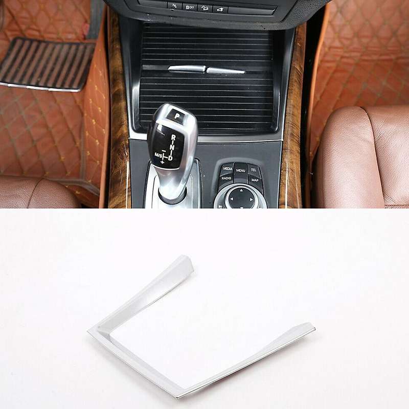 Chrome Car Interior Water Cup Holder Cover Decorate Trim for X5 E70 2008-2013