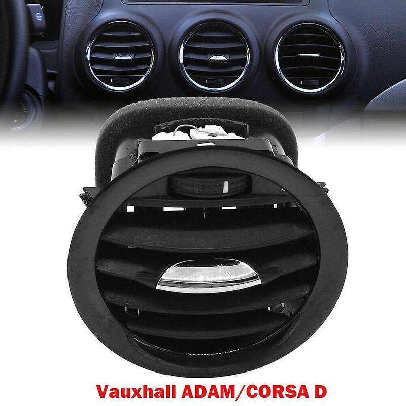 Chrome Car Interior Heater Nozzle Grille Air Conditioner Outlet for Opel ADAM D III 13417363