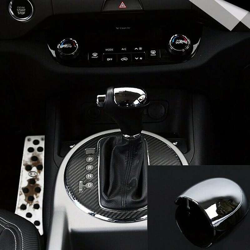 Chrome Car Gear Shift Knob Gear Head Cover Case Trim for R 3 Cerato Forte Sorento 2010-2016