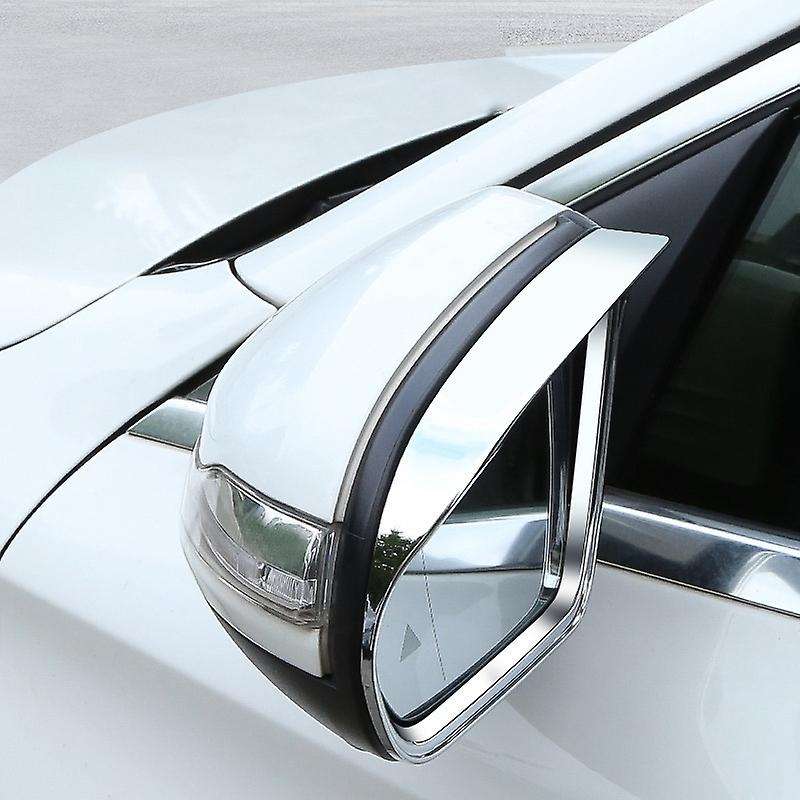 Chrome Car Side Rearview Mirror Rain Eyebrow Trim for B C E S GLC Class W205 W213