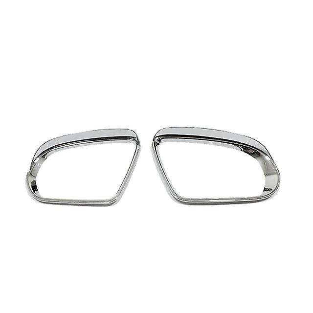 Chrome Car Side Rearview Mirror Rain Eyebrow Trim for B C E S GLC Class W205 W213