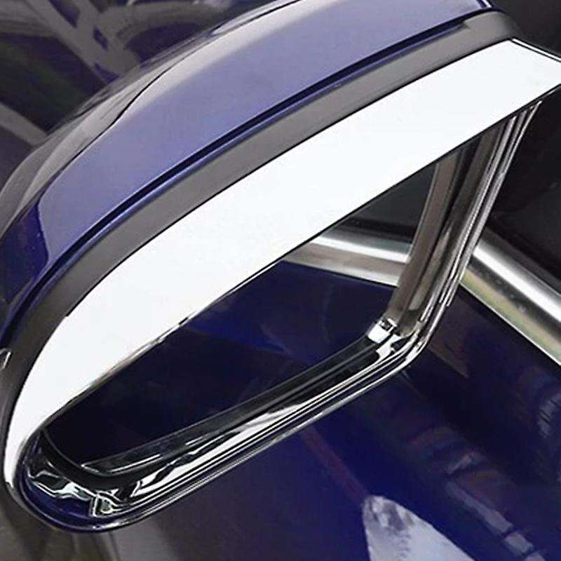 Chrome Car Side Rearview Mirror Rain Eyebrow Trim for B C E S GLC Class W205 W213