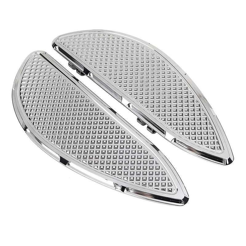 Chrome Driver Stretched Floorboards Foot Board for Touring Fat Boy FLSTF