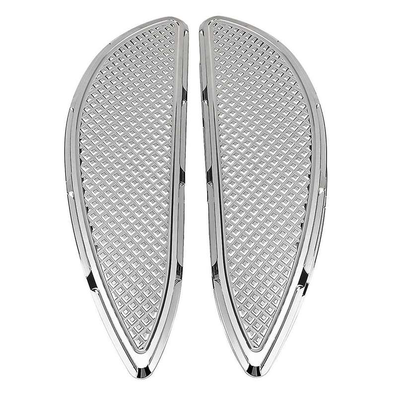 Chrome Driver Stretched Floorboards Foot Board for Touring Fat Boy FLSTF