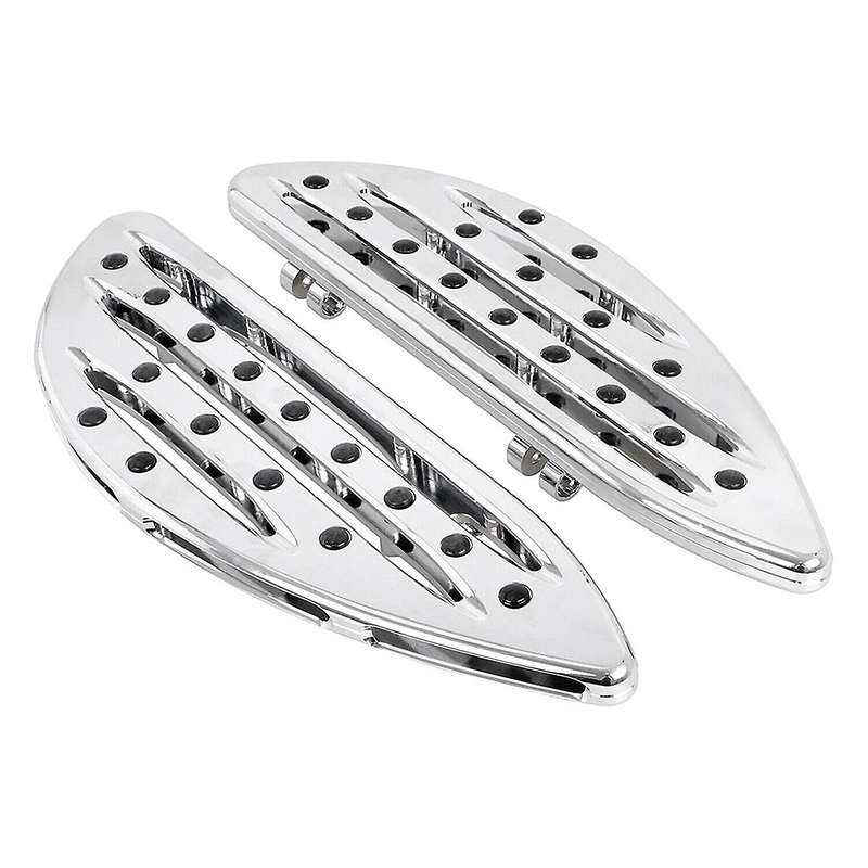 Chrome Driver Stretched Floorboards Foot Boards for Touring FLHT