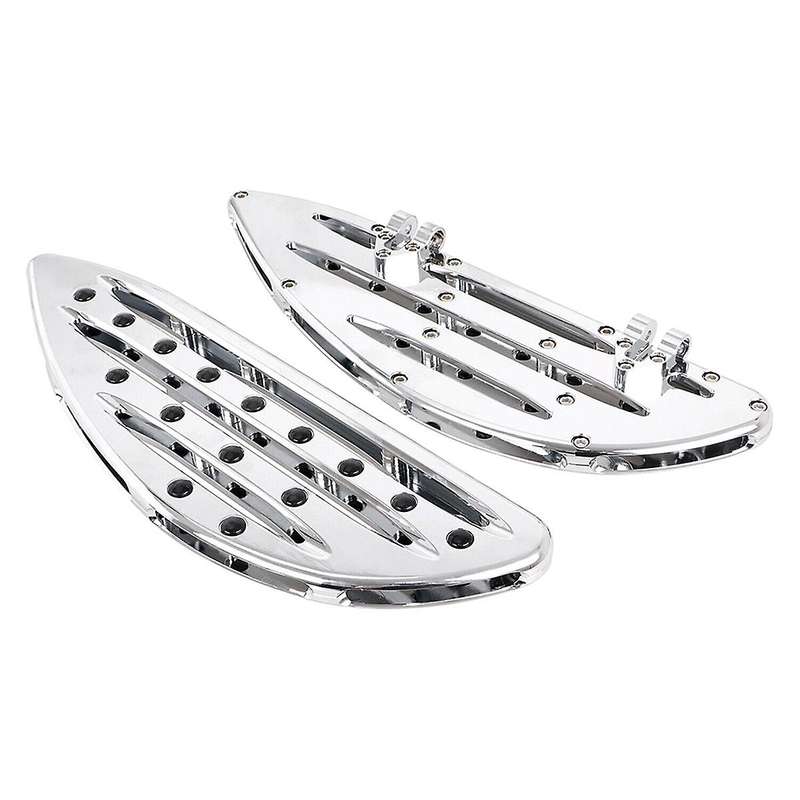 Chrome Driver Stretched Floorboards Foot Boards for Touring FLHT