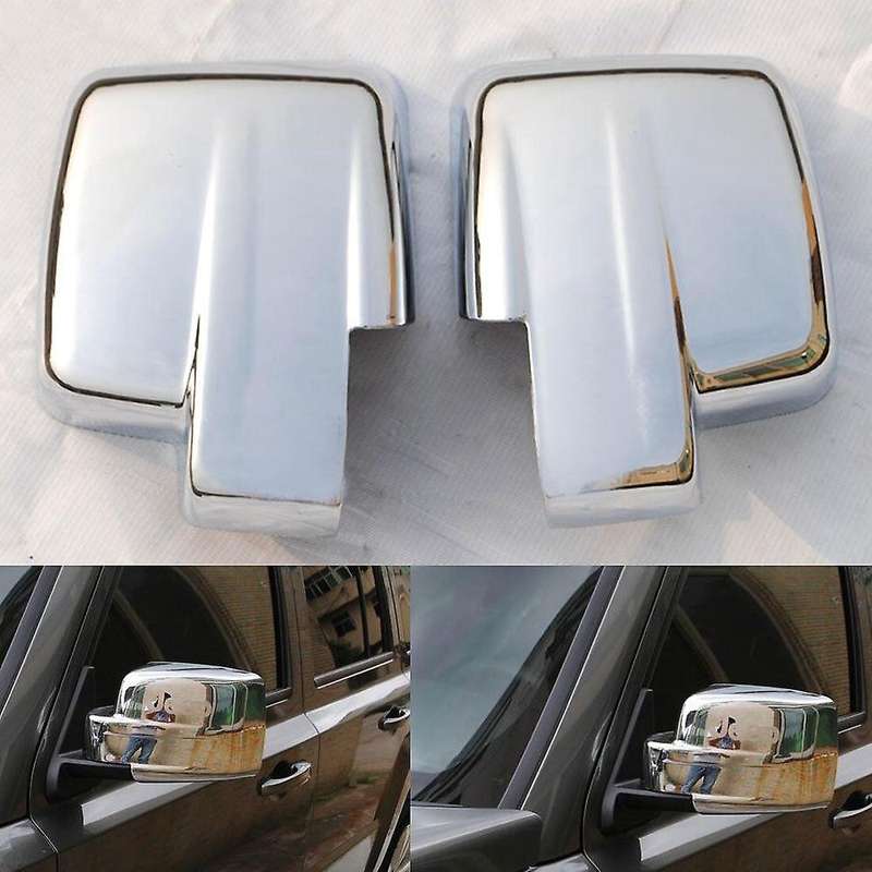 Chrome Door Side Rear View Mirror Cover Trim Molding Anti-Rub for Liberty Patriot 2007-2015