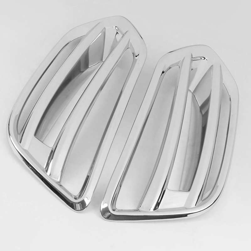 Chrome Front Bumper Fog Light Lamp Cover Grille Trim for -V Vezel 2019 2020