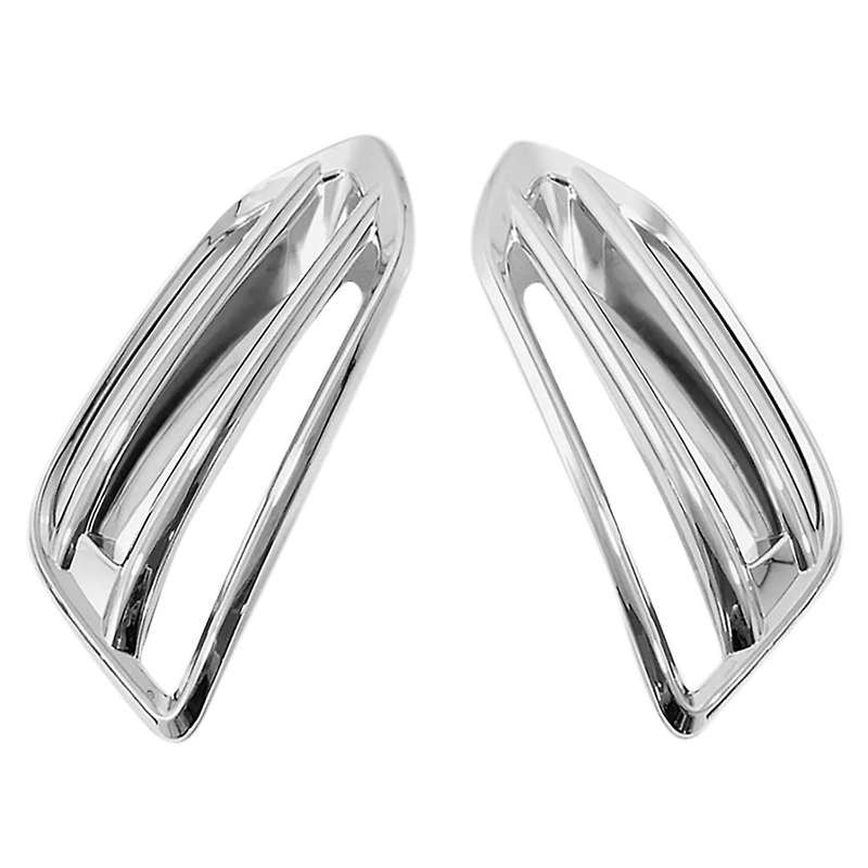 Chrome Front Bumper Fog Light Lamp Cover Grille Trim for -V Vezel 2019 2020