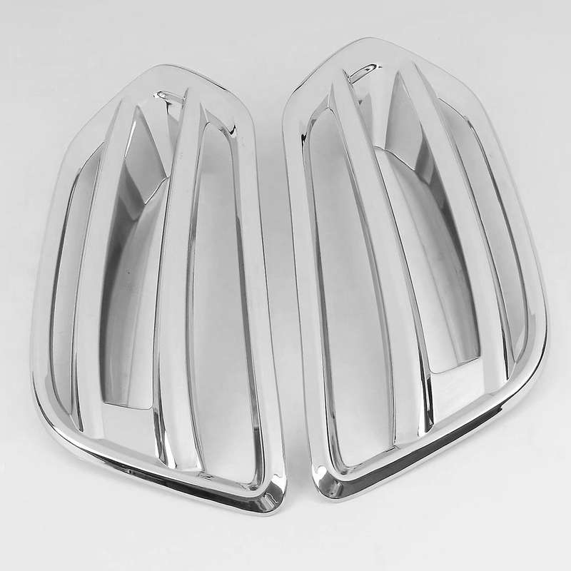 Chrome Front Bumper Fog Light Lamp Cover Grille Trim for -V Vezel 2019 2020