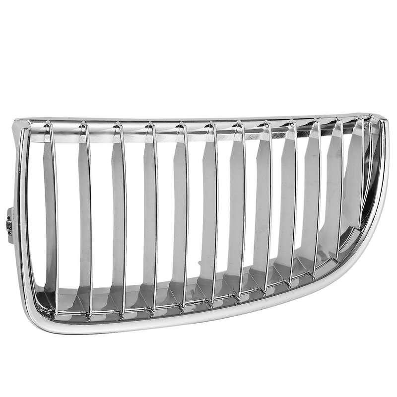 Chrome Front Bumper Kidney Grill Grille for  E90 E91 320I-335I 4DR Sedan Wagon 2005-2008
