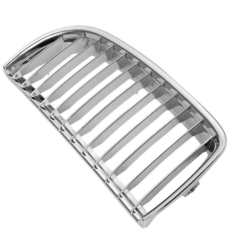 Chrome Front Bumper Kidney Grill Grille for  E90 E91 320I-335I 4DR Sedan Wagon 2005-2008