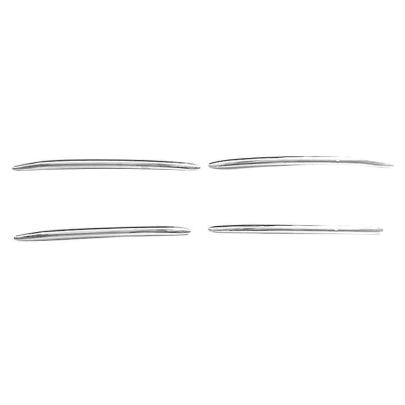 Chrome Front Bumper Lower Grille Frame Fog Light Cover Trim for C-Class W206 2021 2022 Wind Knife St