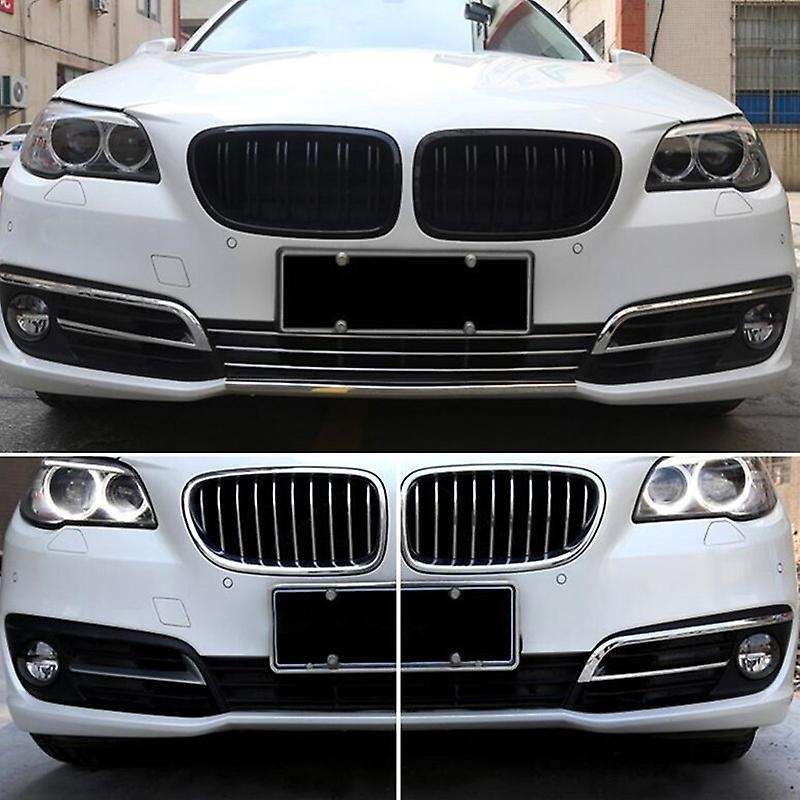 Chrome Front Fog Lamp Frame Decoration Cover Trim Strip Exterior Accessories for 5 Series 520I 528I