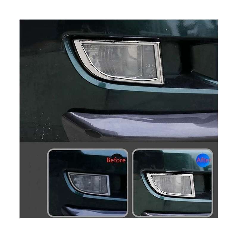 Chrome Front Fog Light Cover Front Fog Light Cover Automobile for Prado FJ120 2003-2009