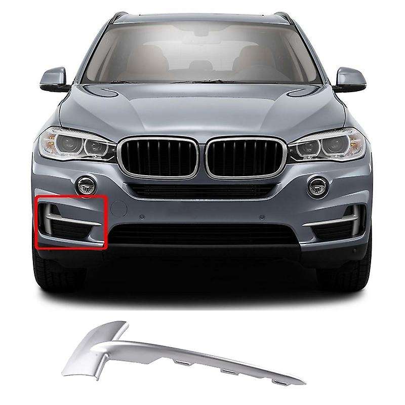 Chrome Front Right Bumper Grille Trim Molding 51117303114 for -bmw X5 F15 35i 35ix 35dx 40ex 2014 2