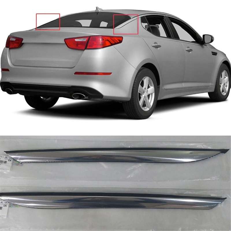 Chrome Molding Quarter Panel Trim Rear Side Right Left for 2011-2015 Rear Windshield Trim 878502T000