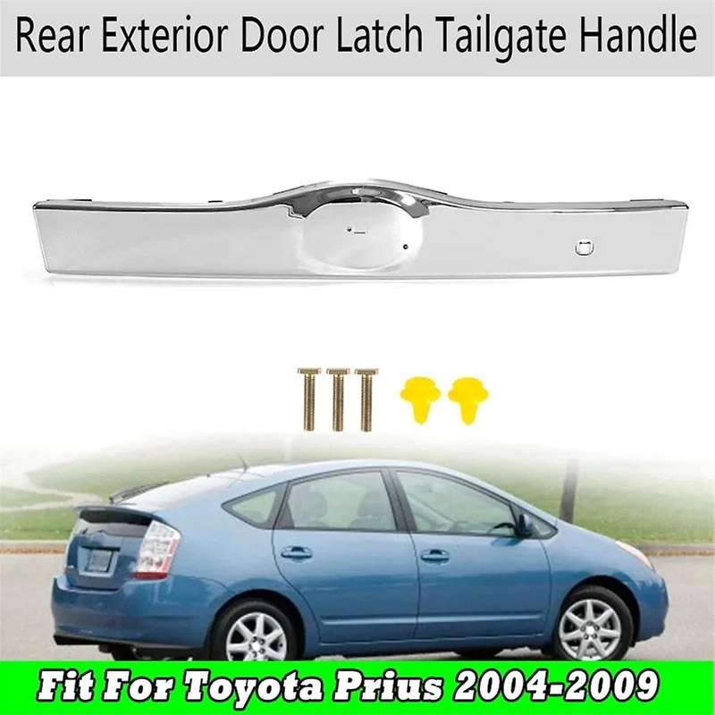 Chrome Rear Exterior Door Latch Handle Liftgate Trunk for Prius 2004-2009